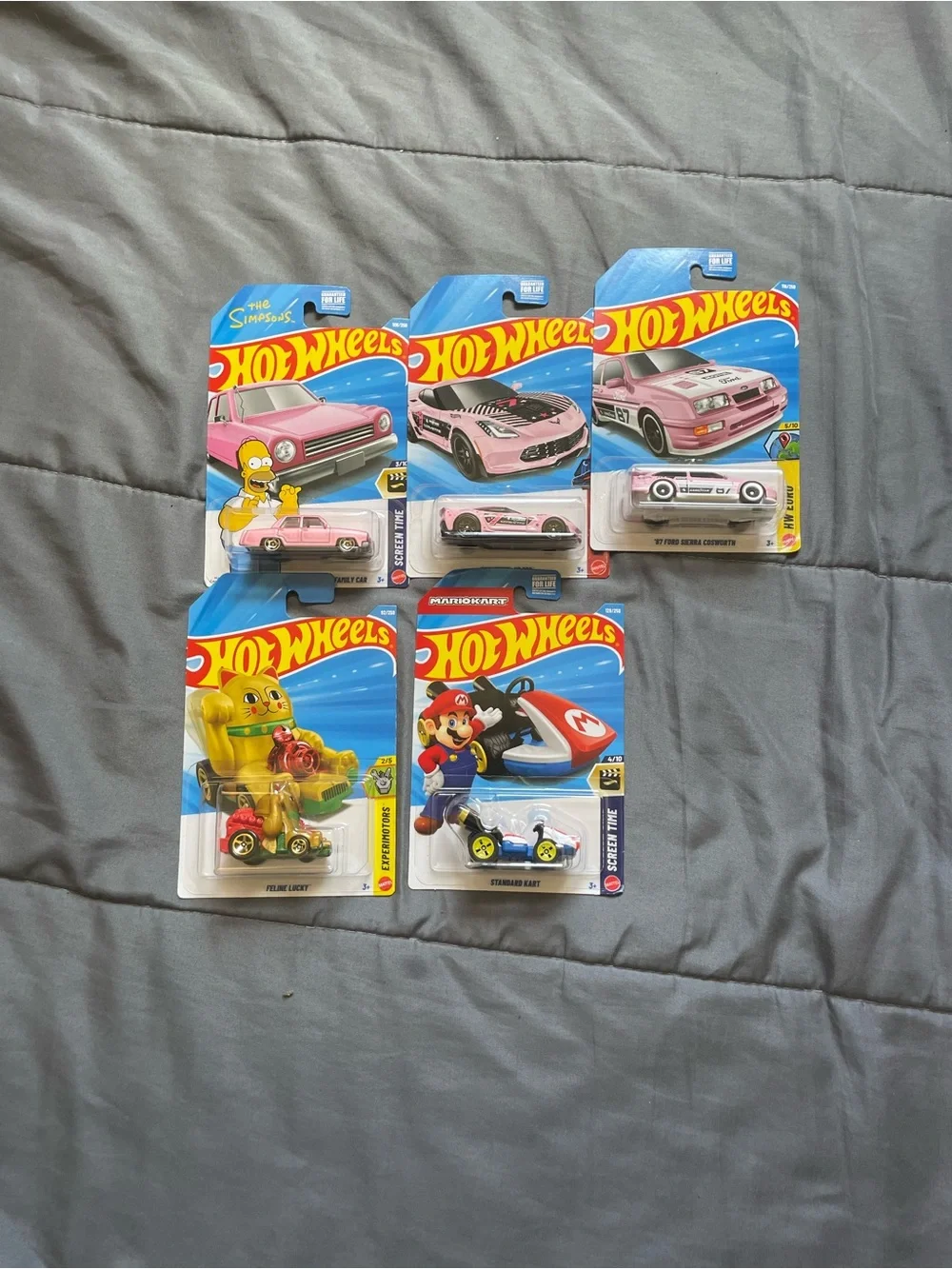 Hot Wheels Pink Collectible Car Set - Assorted Kids Vehicles